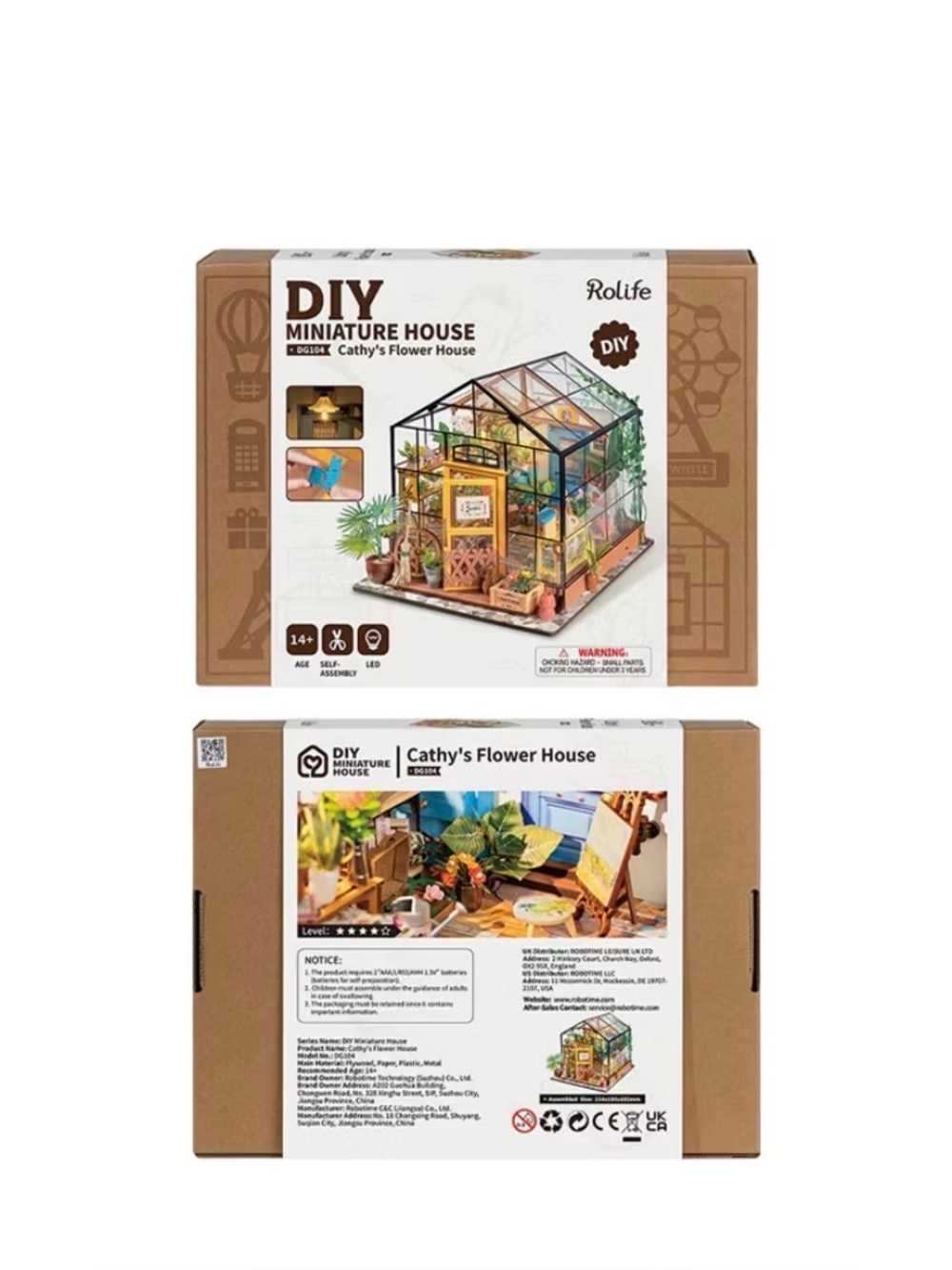 Rolife DIY Miniature Cathy’s Flower House